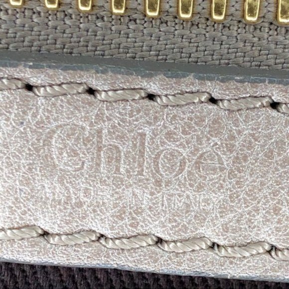 Chloe Vintage Quilted Bay Large Leather Bag in Whiskey Orange - Picture 10 of 15